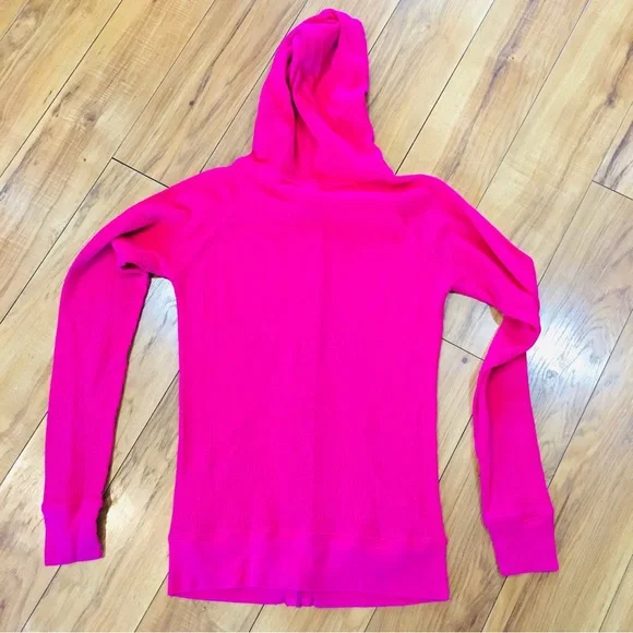 Venice beach California beach Pink waffle knit hoodie venice beach small - Picture 3 of 7